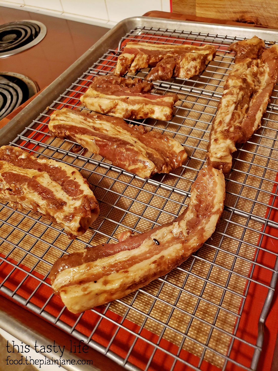 Marinated Korean Style Pork Belly,Mary