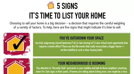 5 Signs It's Time to List Your Home,