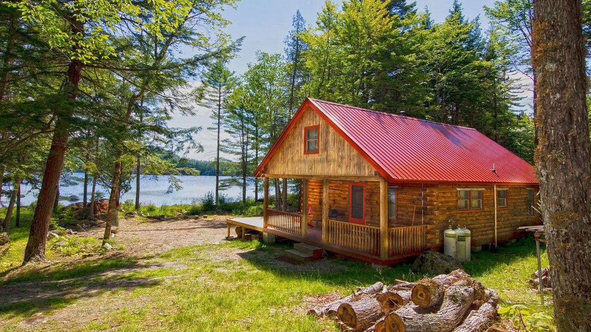 Log cabin for sale