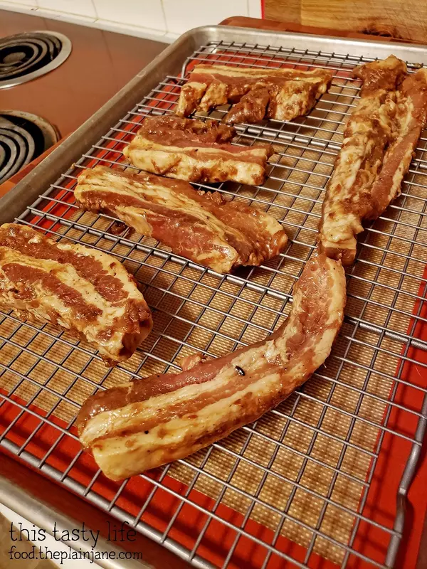 Marinated Korean Style Pork Belly,Mary