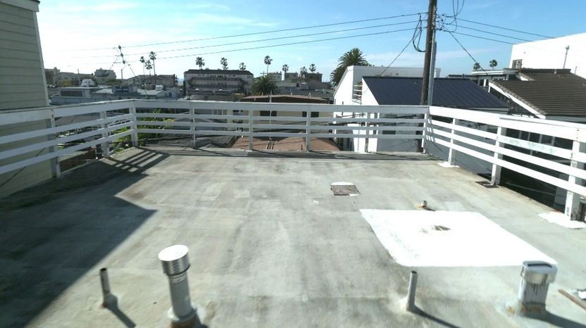Unfinished deck