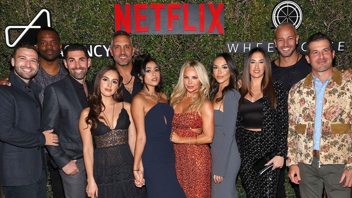 The cast and realtors from the Buying Beverly Hills series on Netflix