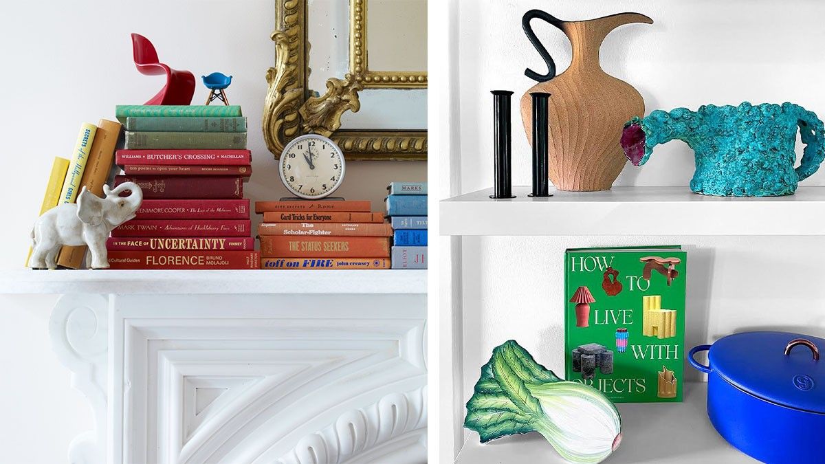 Interior decor objects in home