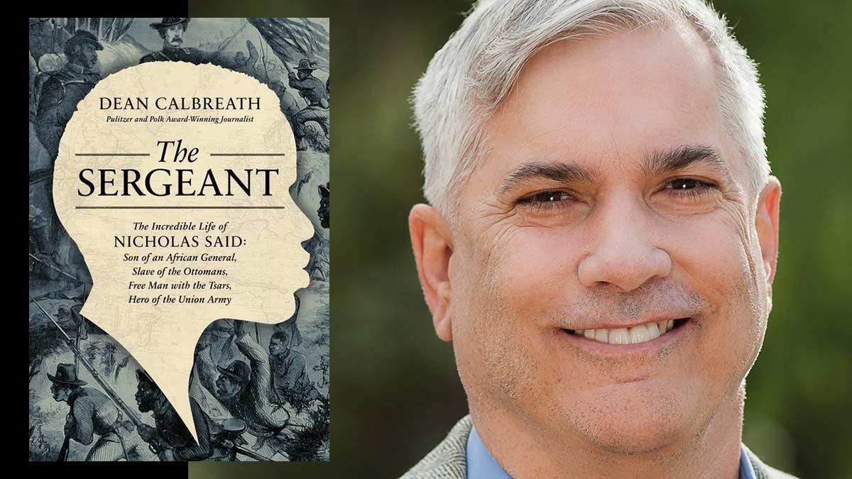 Dean Calbreath and his new book, "The Sergeant."