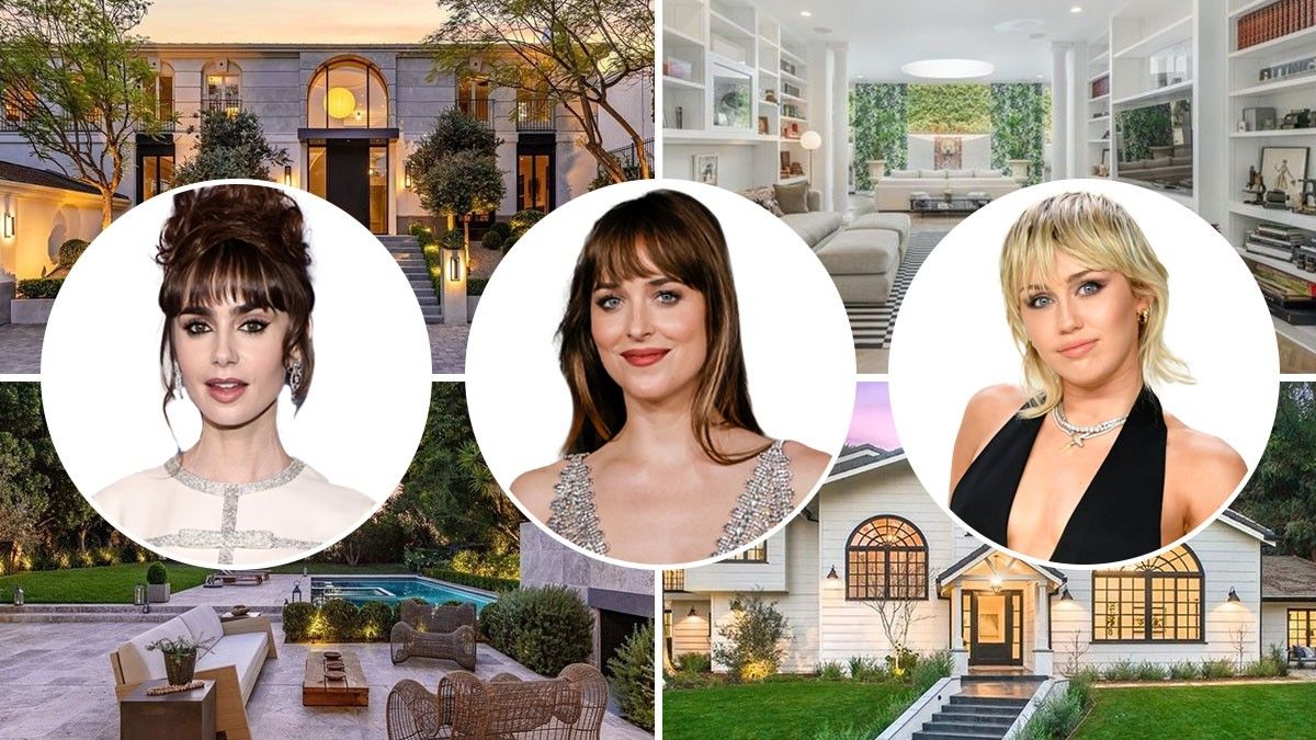 Dakota Johnson, Lily Collins, Miley Cyrus and their real estate