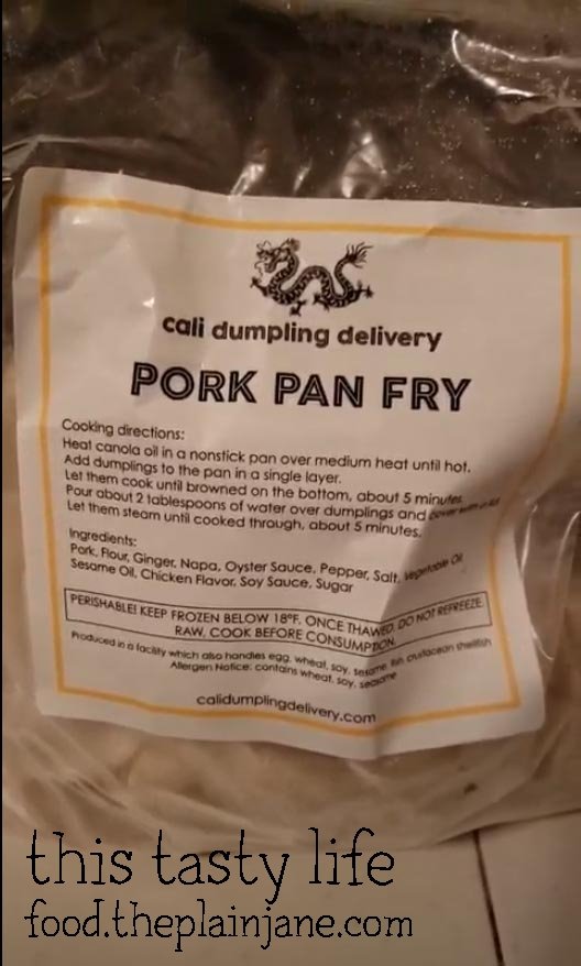 Pork Pan Fry Dumplings - Cali Dumpling Delivery