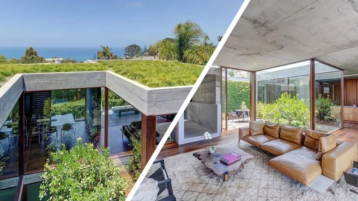 Concrete Creation: California Modern Mansion Maximizes Ocean Views