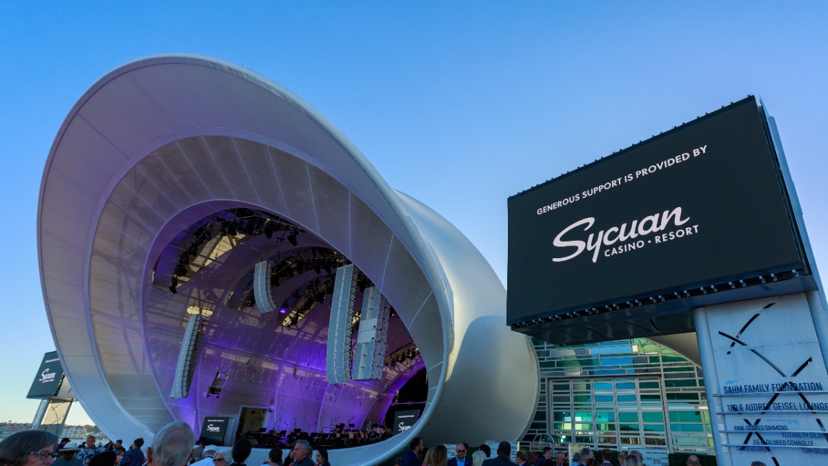 Sycuan sponsorship at Rady Shell