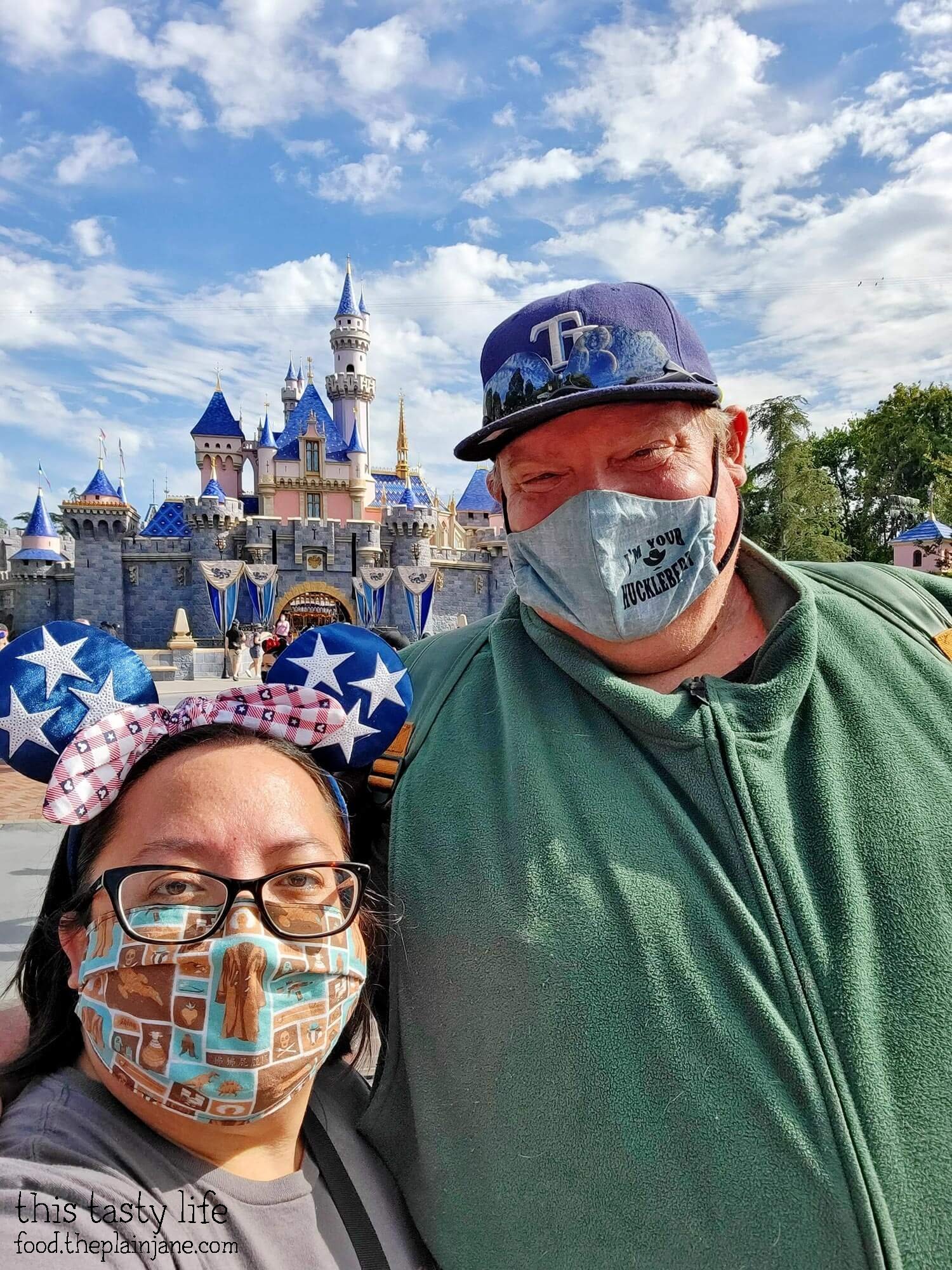 At Sleeping Beauty's Castle in Disneyland