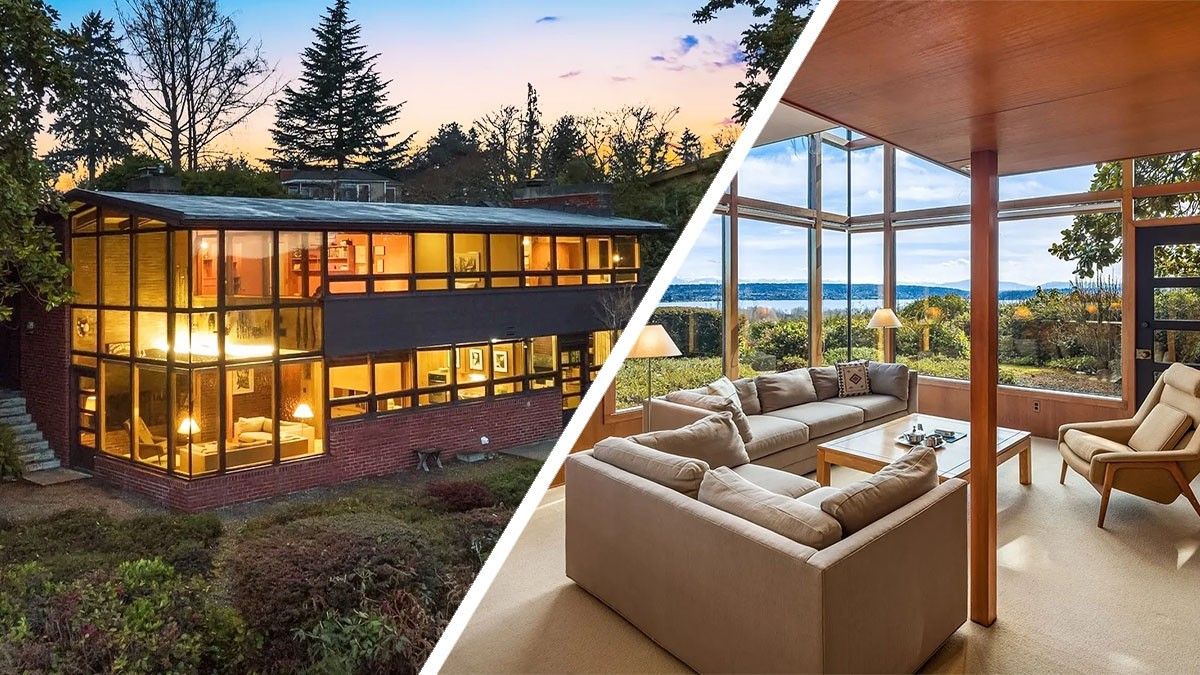 Natural Beauty: $1.8M Seattle Home Designed by Frank Lloyd Wright Protege Offers Jaw-Dropping Views