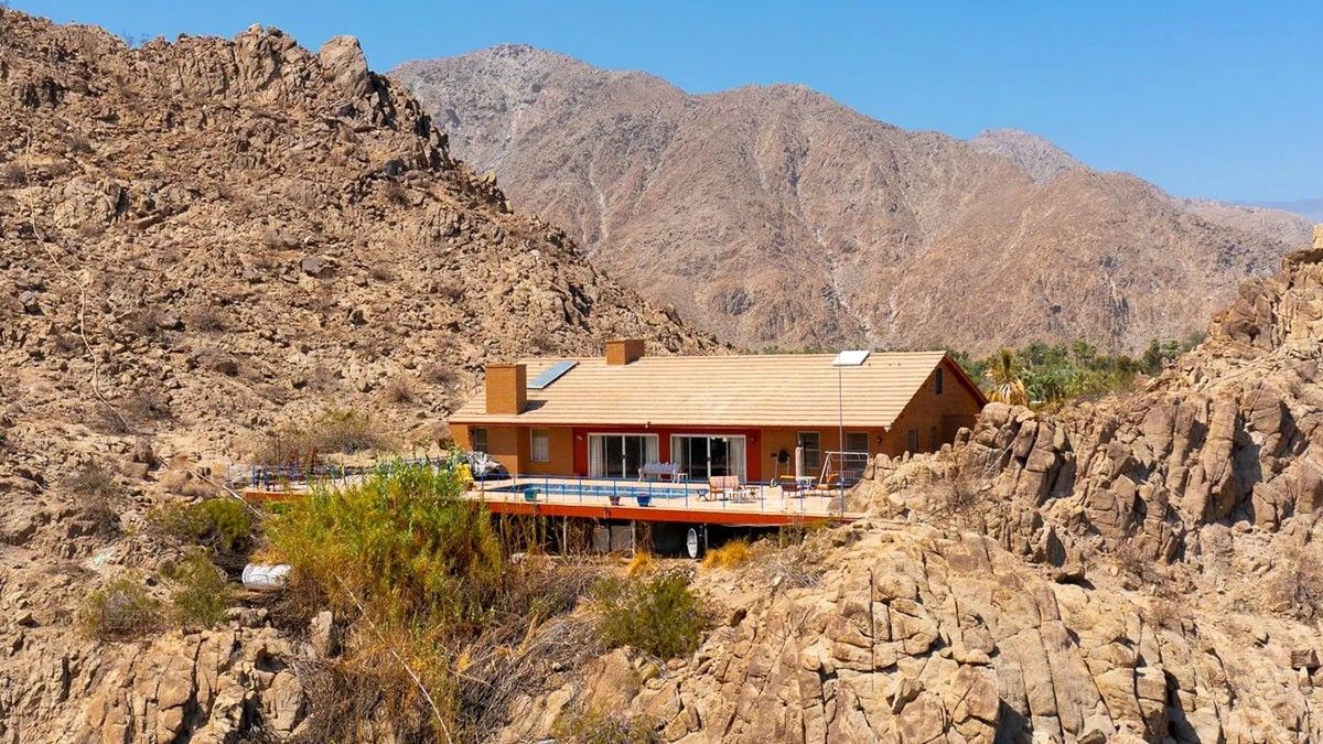 Rock and a Cool Place: A California Home's Jaw-Dropping Location Tucked Between Two Mountains Asks $3.5M