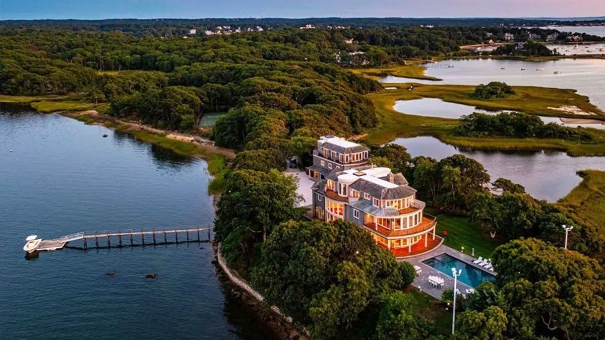 Drop-Dead Views: A Cape Cod Mansion on Its Own Private Peninsula Lists for $12.9M