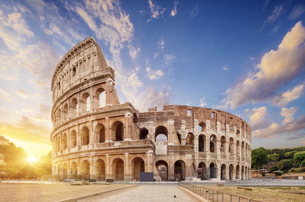 The Colosseum.