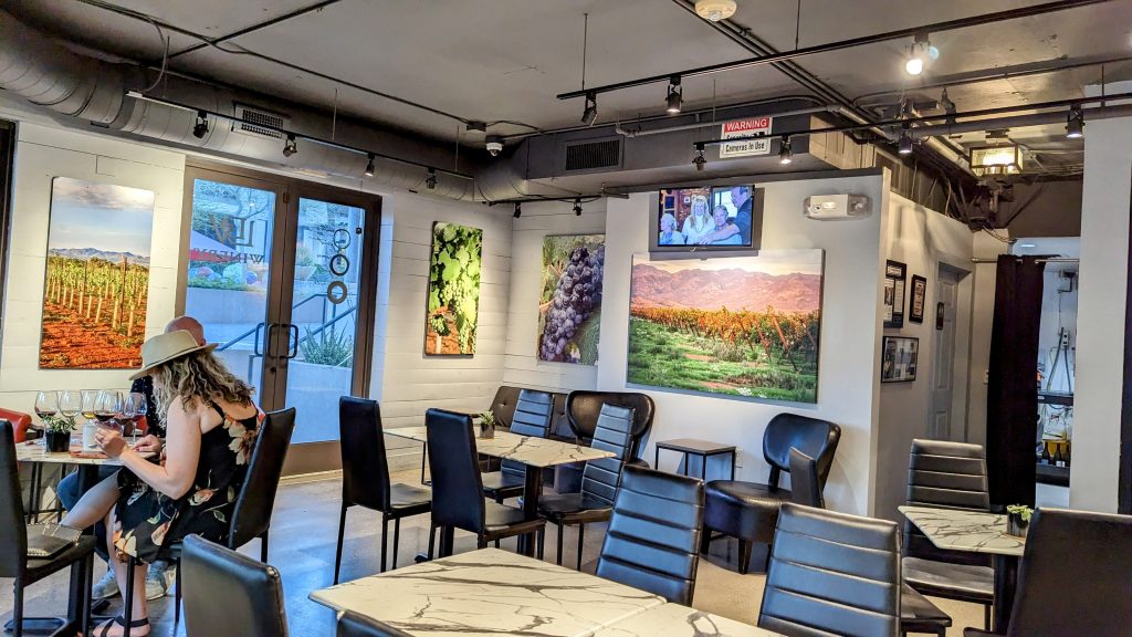 Tasting room LDV Winery