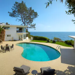 Dual Mid-Century Estates on Double Laguna Beach Lot Share Front-Row Ocean Views,Alyson Pitarre
