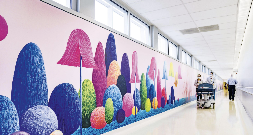 A project by RxArt in a hospital