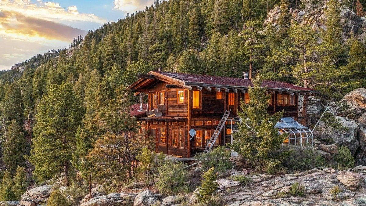 Hold on Tight: This $800K Craftsman-Style House is Perched on the Edge of a CO Mountain