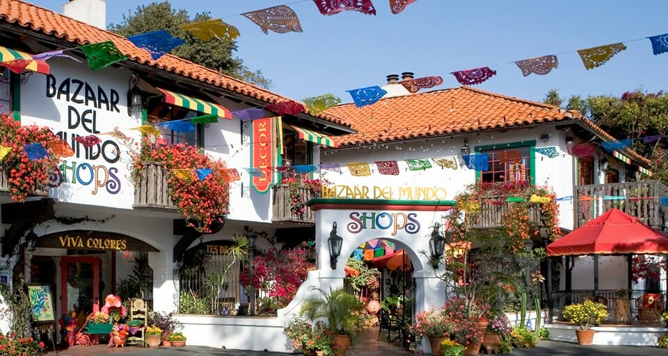 Colorful Mexican Market Square Bazaar del Mundo - Old Town San Diego