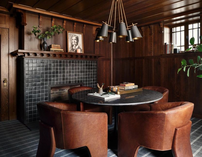 Uniquely restored game room