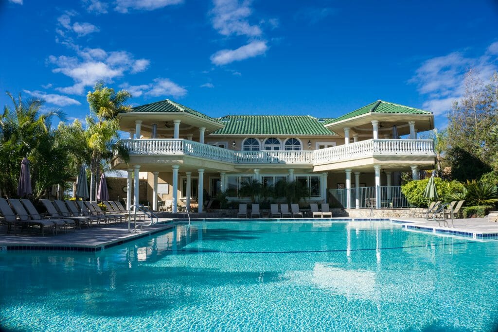 large outdoor pool at the South Coast Winery Resort & Spa