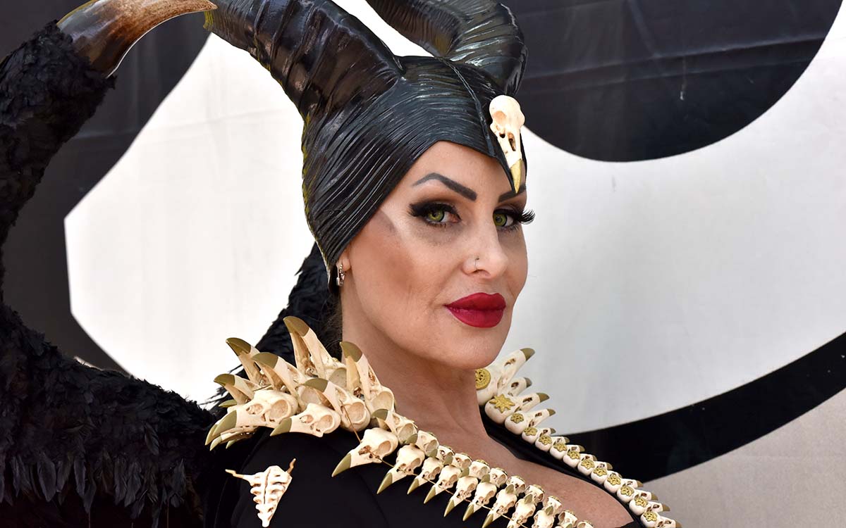 Carrie Gomes of San Diego as "Maleficent" Photo by Chris Stone