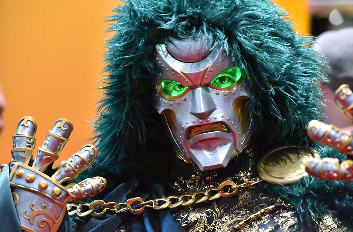 Cash Branson of Pittsburgh as "Dr. Doom." Photo by Chris Stone