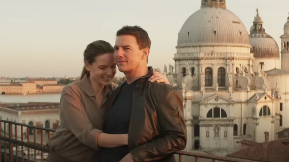 A scene from "Mission Impossible"