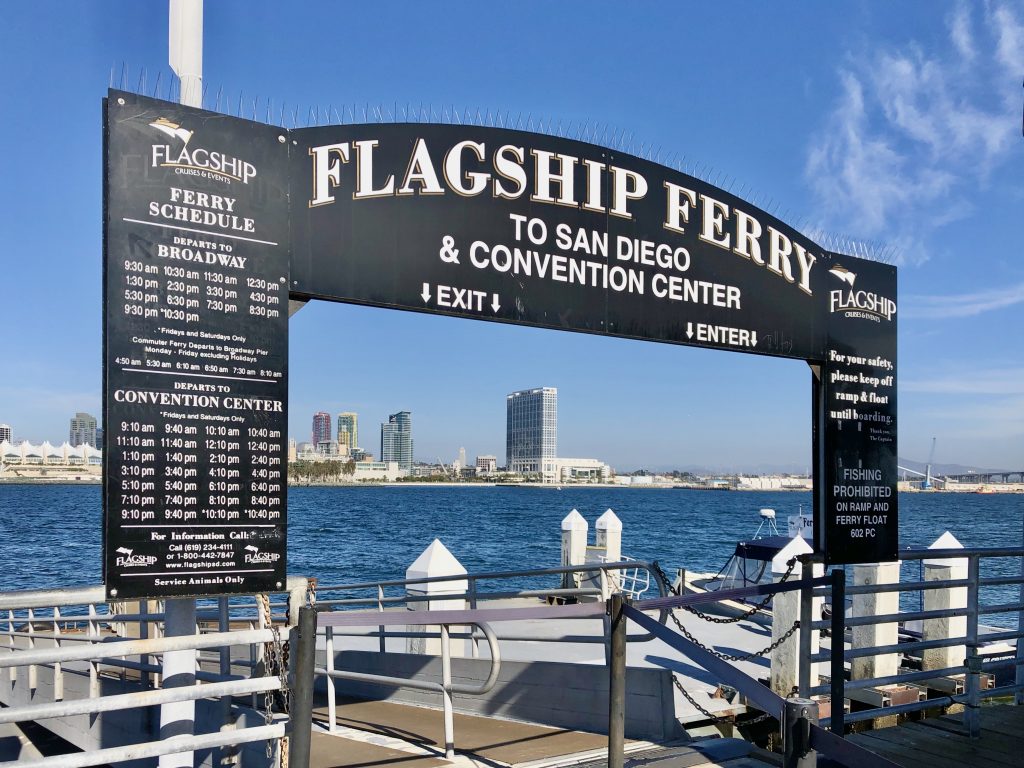 Flagship Entrance to Ferry Coronado Ferry Landing