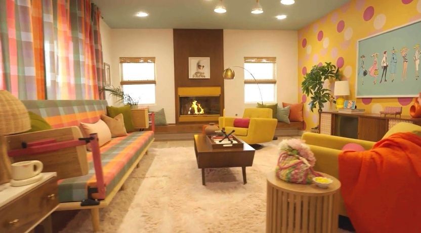 Barbie Dream House family room then