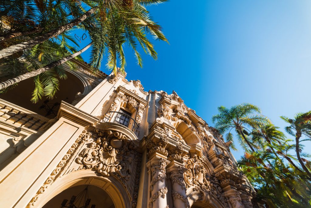 Weekend in San Diego - Casa del Prado in Balboa park, San Diego. California, USA