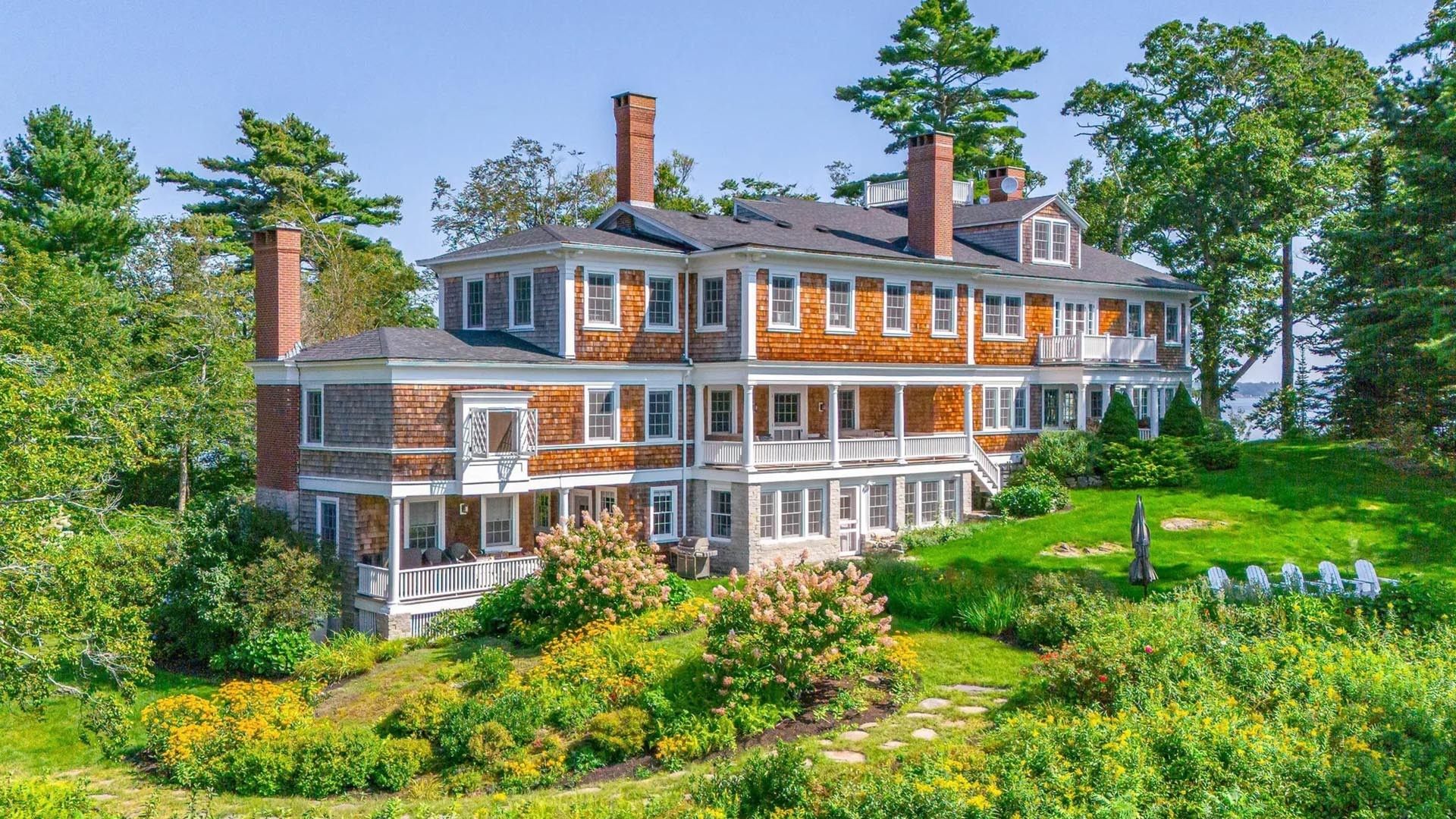 22-Acre Maine Mansion on a private island