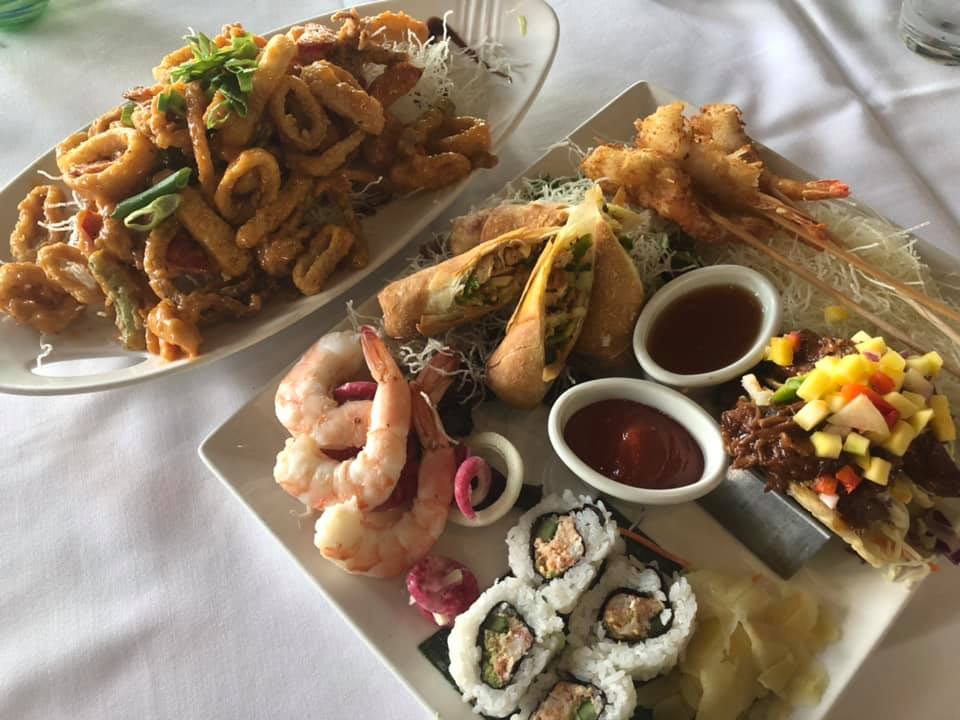PuPu Platter and Kim Chee Calamari-