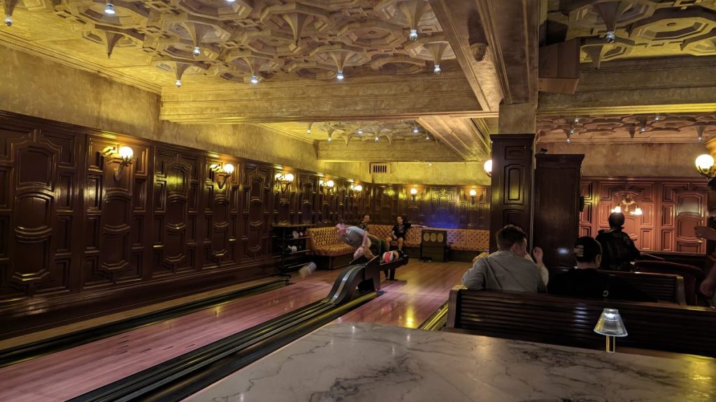 Bowling Alley at the Lafayette Hotel San Diego