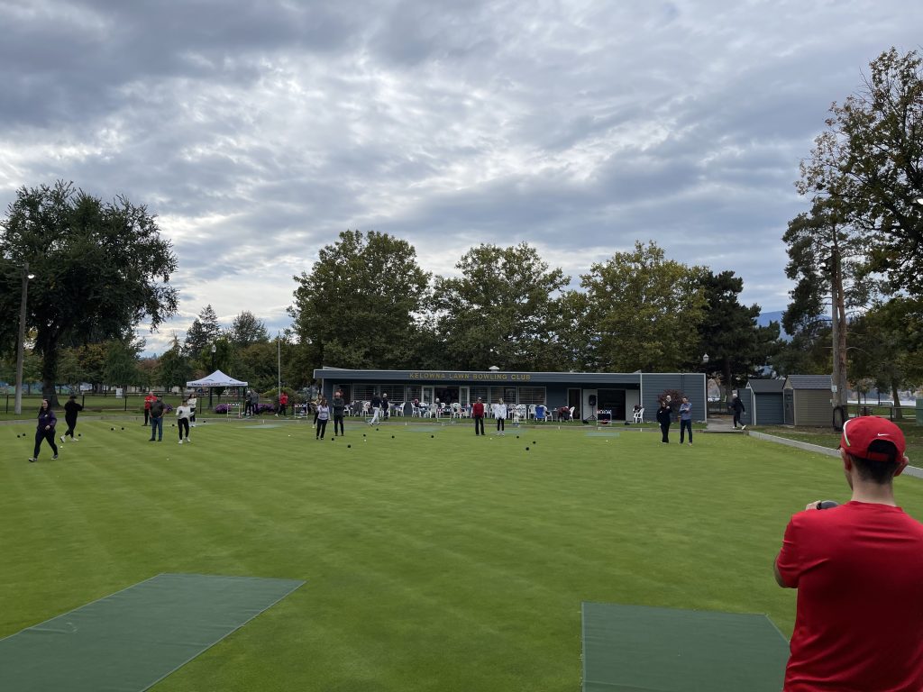 Engel & Völkers Okanagan at Kelowna Lawn Bowling Club.