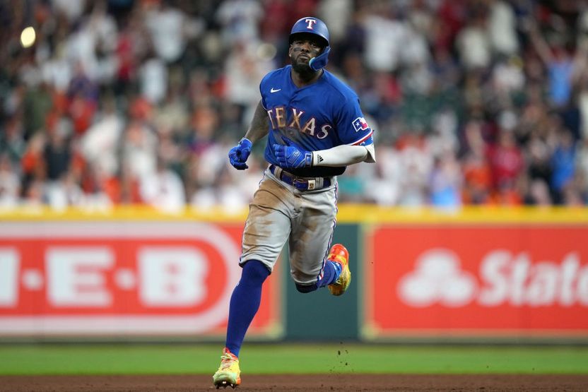Adolis Garcia #53 of the Texas Rangers