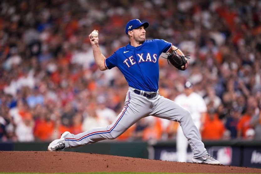 Max Scherzer #31 of the Texas Rangers