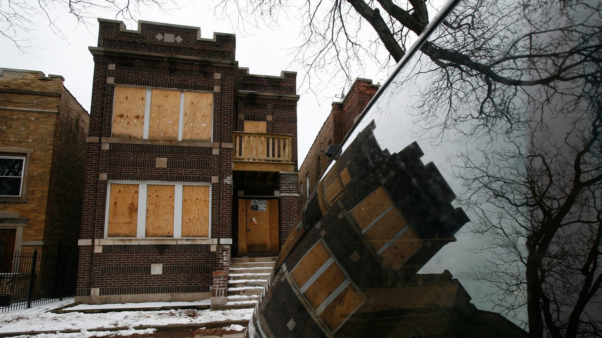 A foreclosed home