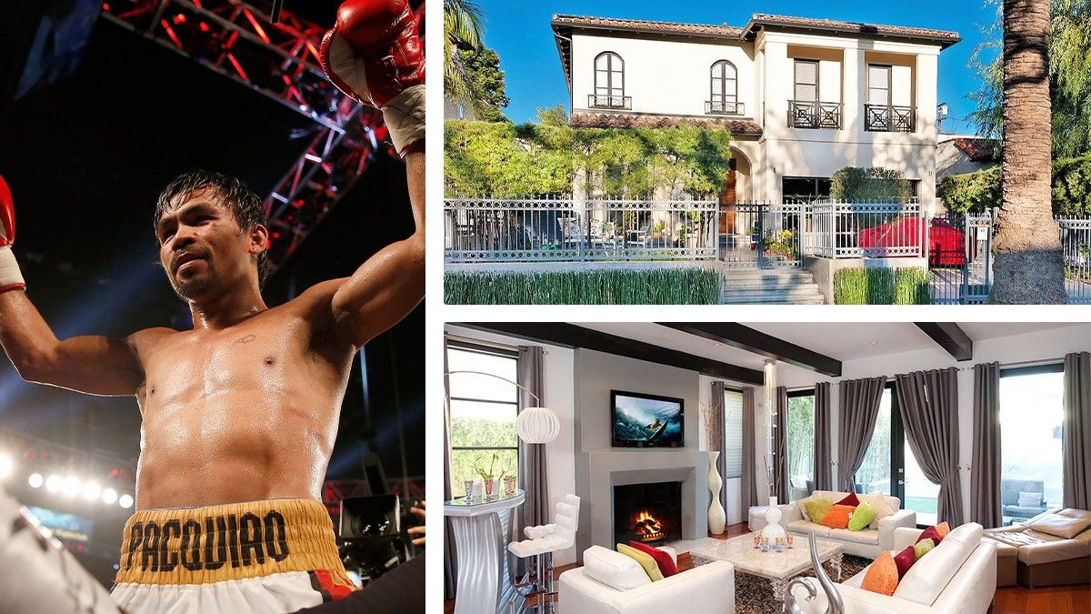 Boxing Champ Manny Pacquiao Takes it on the Chin and Finally Sells His L.A. Home