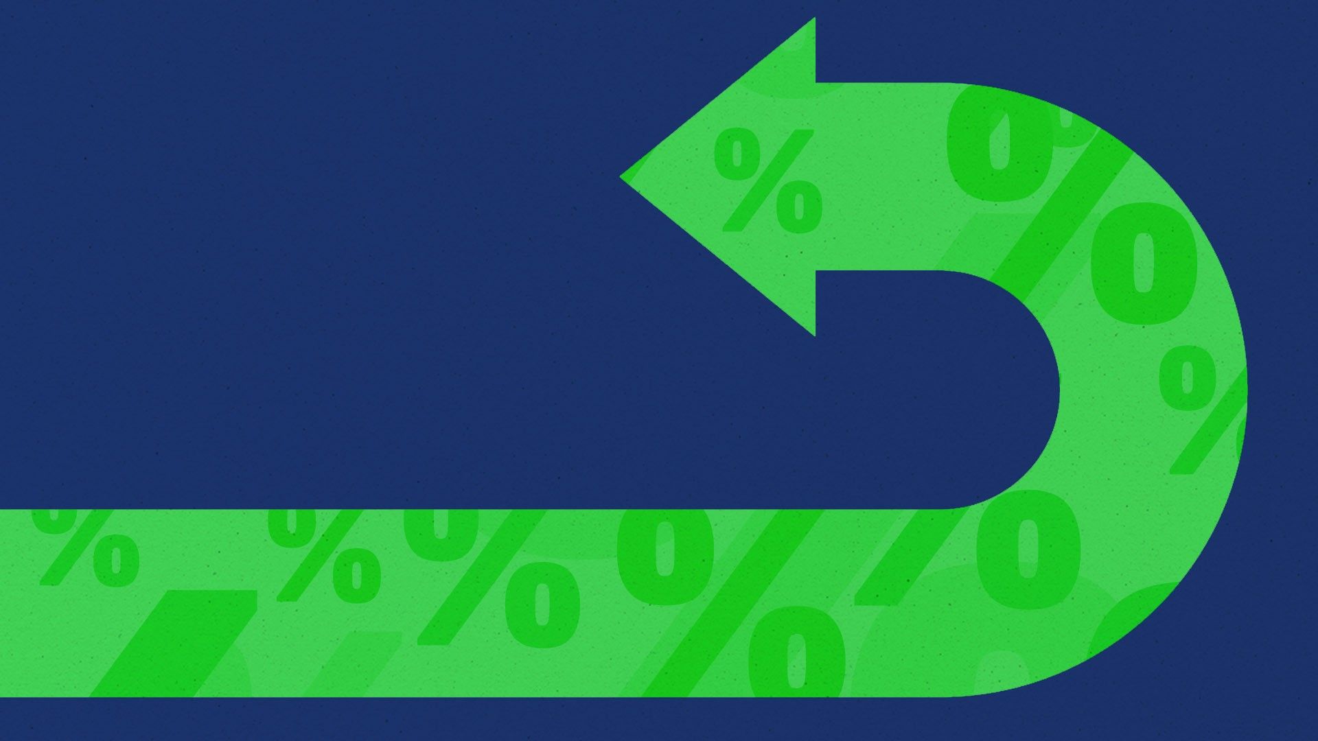 An arrow making a u-turn