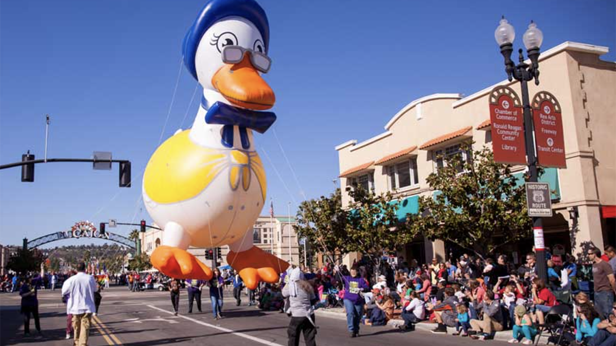 The annual Mother Goose Parada down Main Street in El Cajon lacks sponsors.