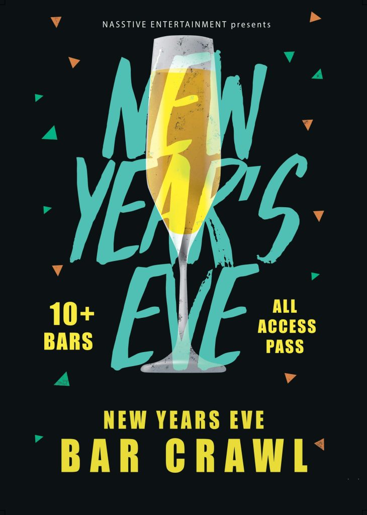 New Years Eve Pub Crawl Poster