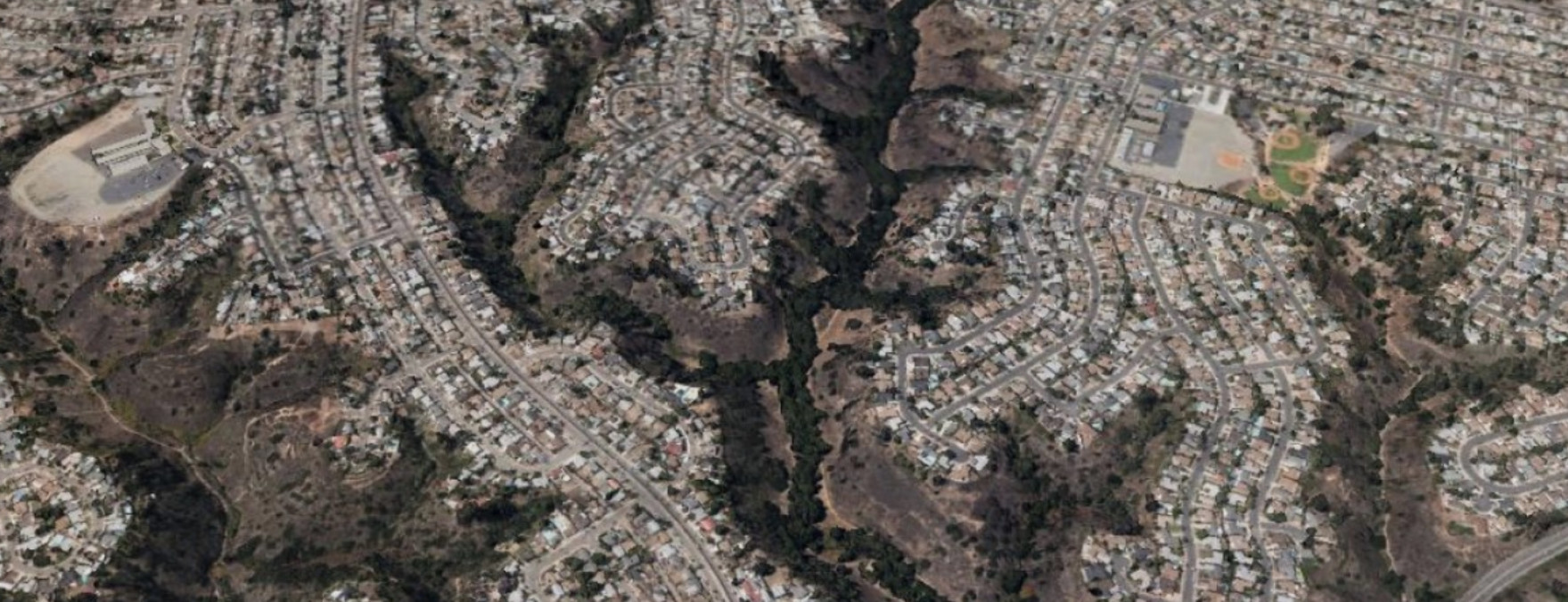 Aerial view San Diego