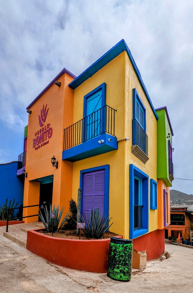 Colorful house at La Bufadora