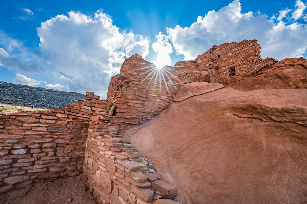 The Wupatki National Monument near Flagstaff, Arizona is one of the most picturesque places I have been to in Arizona. The rusty orange stone against the deep indigo Arizona desert sky will make for some Instagram-worthy photos.