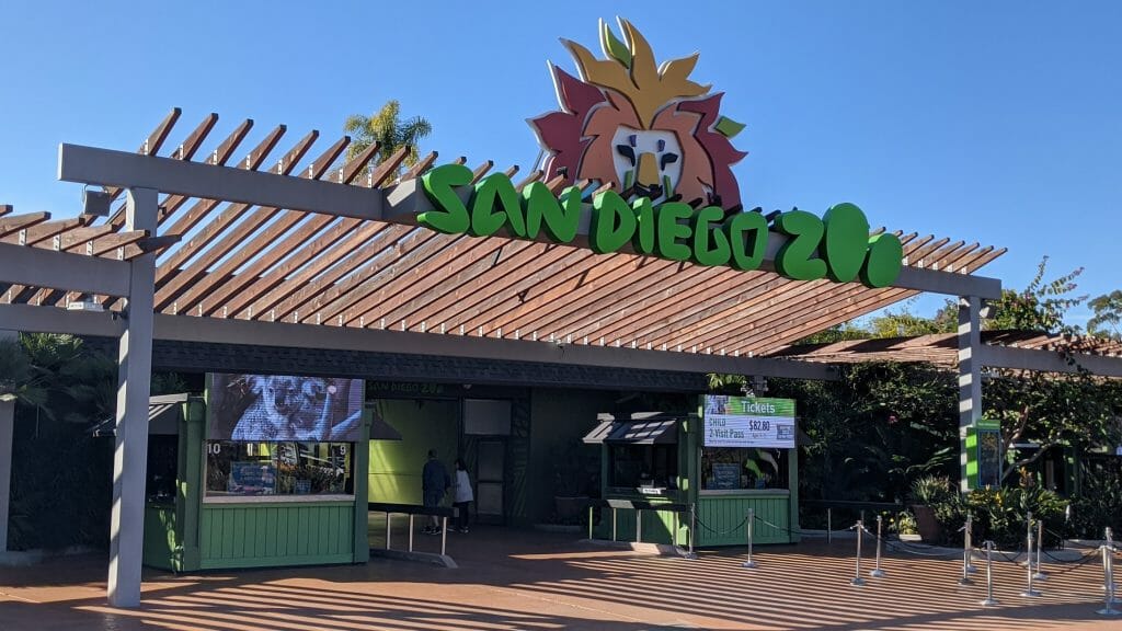 San Diego Zoo Entrance