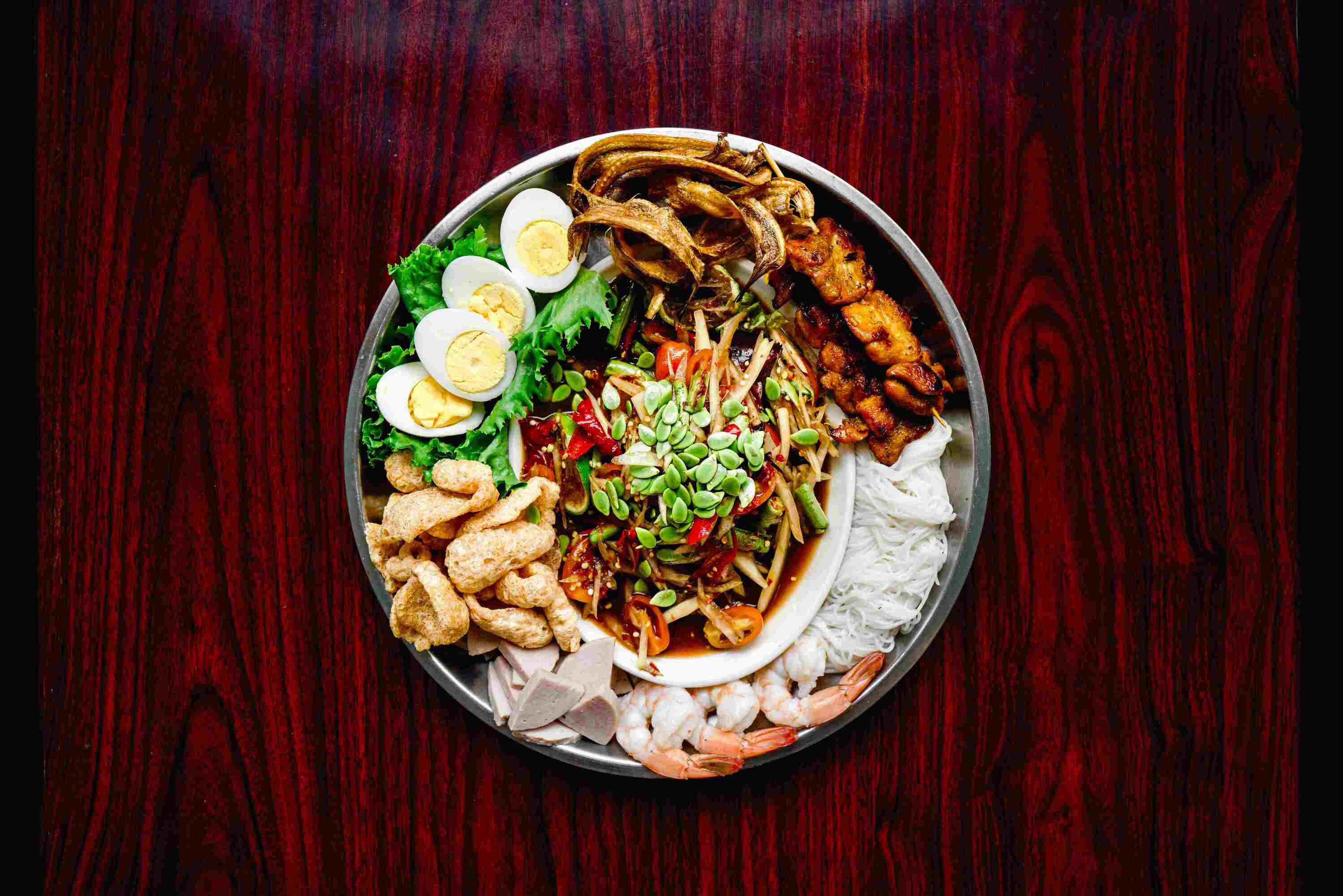Spicy Sugar Thai somtum tad