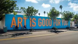 Latest murals are Art is Good for You, and The Scripps Gill Loggia,SDNEWS staff