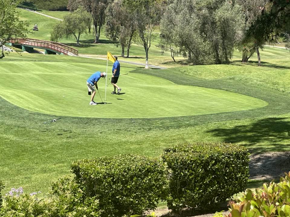 Golf course view from our premium king room at Rancho Bernardo Inn