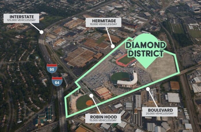 Diamond District financing pivot prompts lawsuit seeking referendum 1 Diamond District outline 1 1