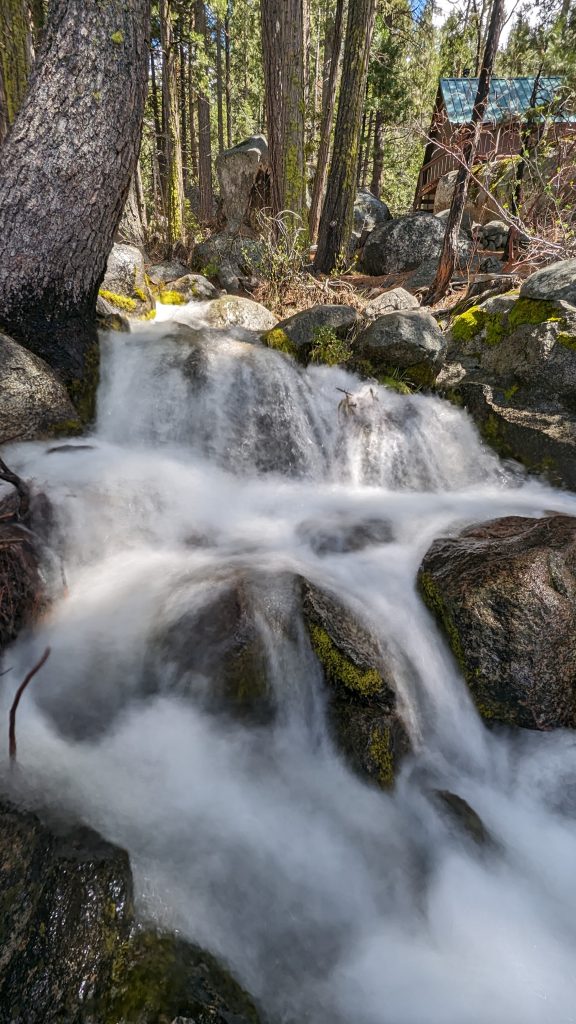 Small Waterfall at Ridgecrest Lake